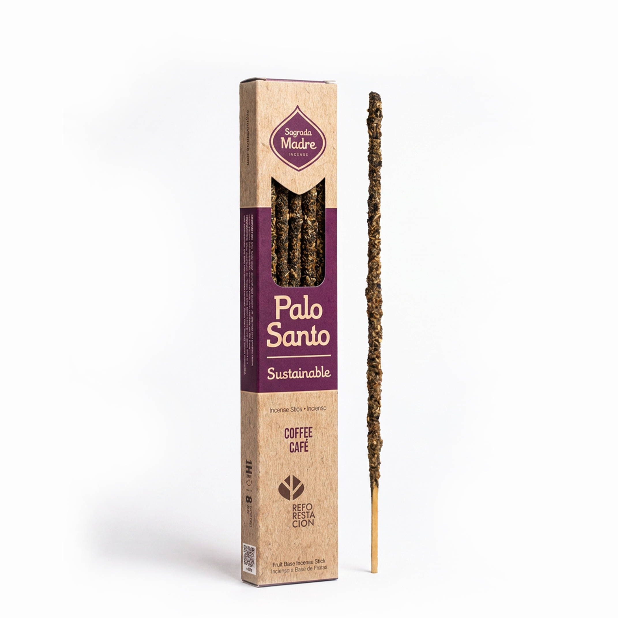Palo-Santo-Räucherstäbchen mit Kaffee