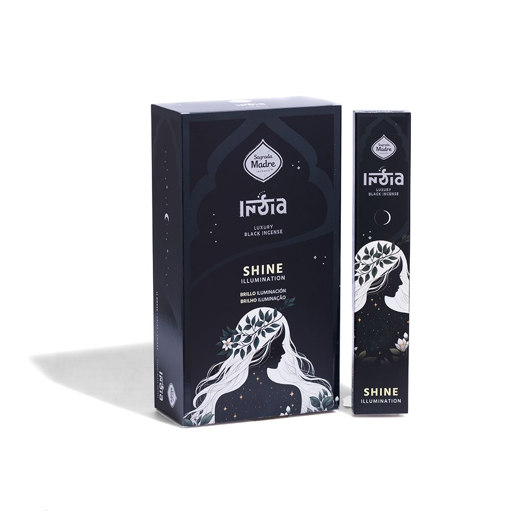 India Black SHINE : d'éclairage Boite x 12