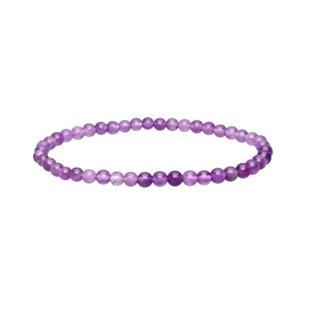 4 mm Amethyst-Armband