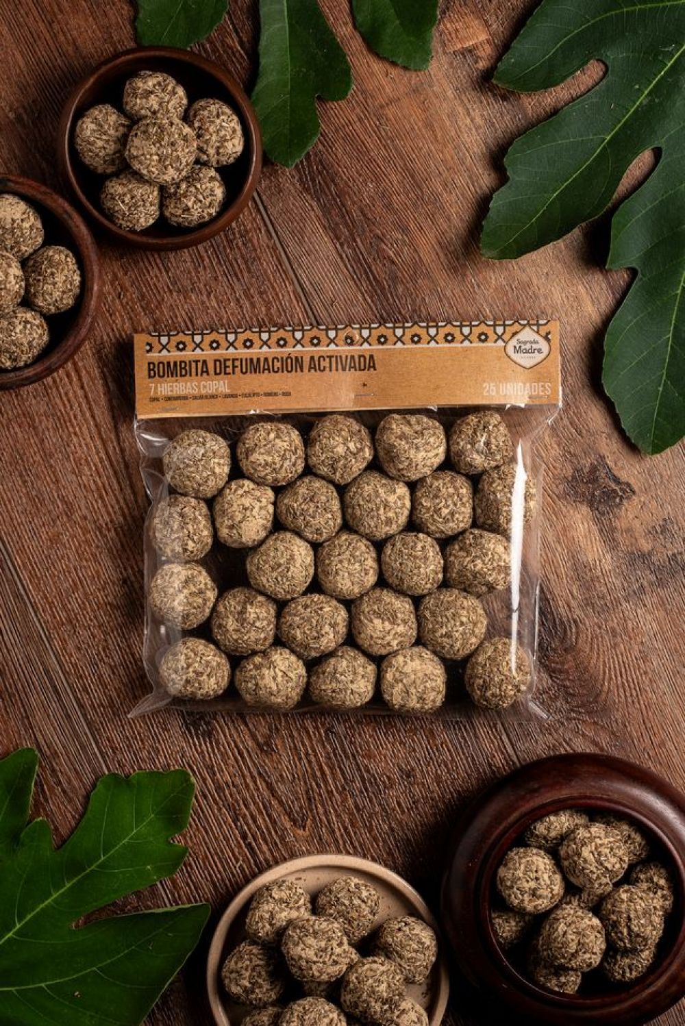 7 BOMBE DE COPAL À BASE D'HERBES X25