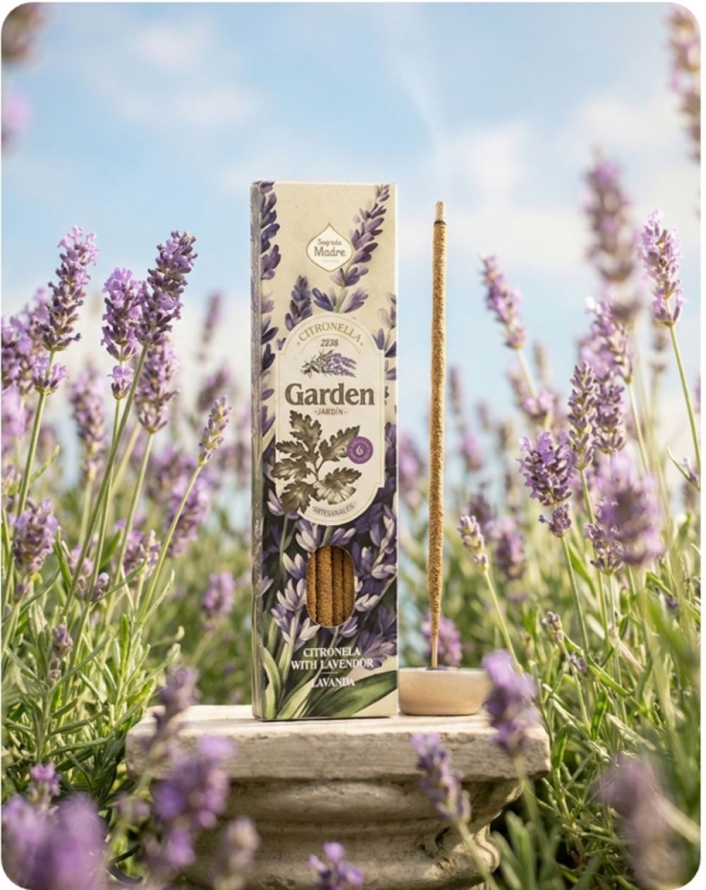 INCIENSO GARDEN CITRONELA Y LAVANDA