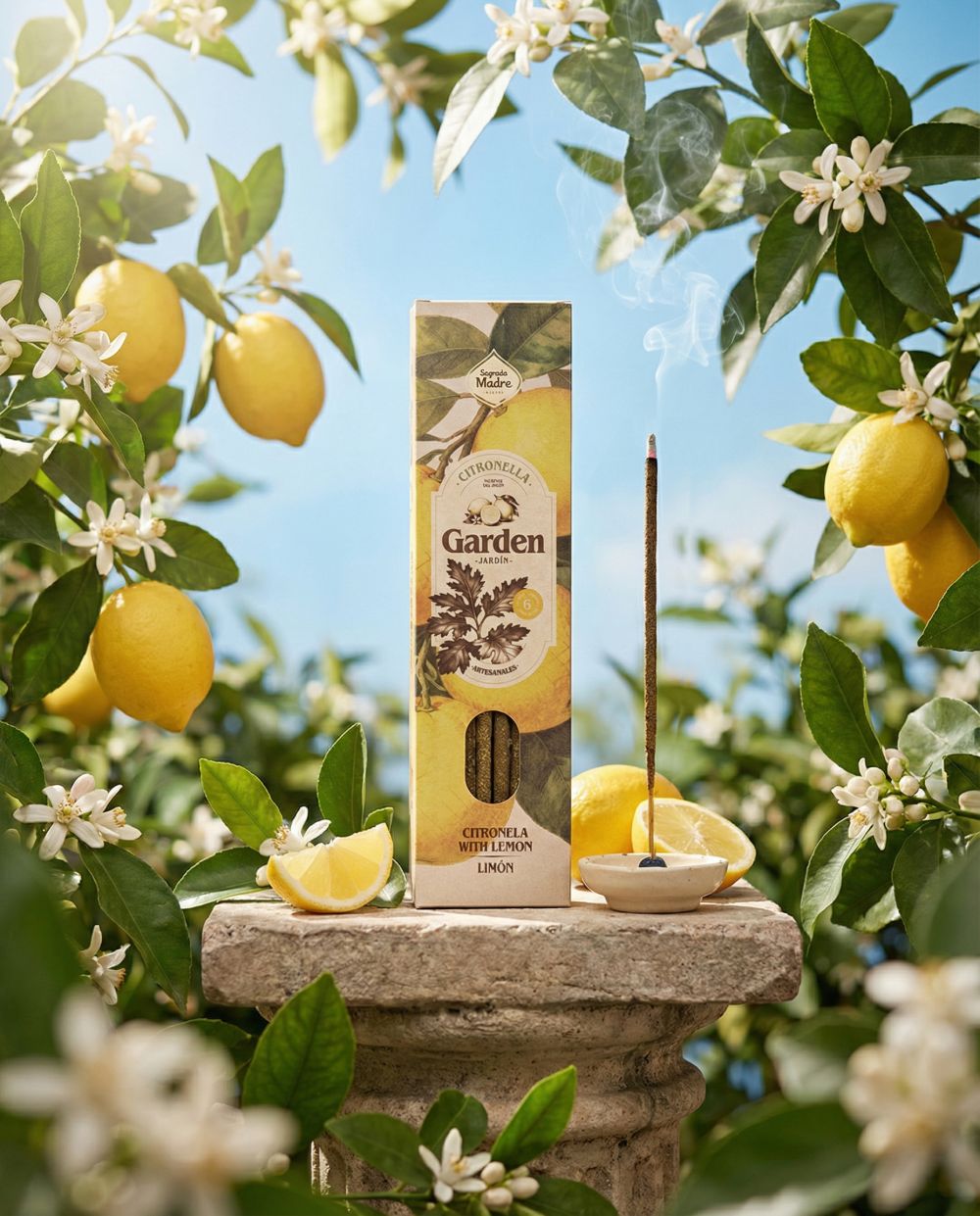 Incienso Garden Citronela Limon
