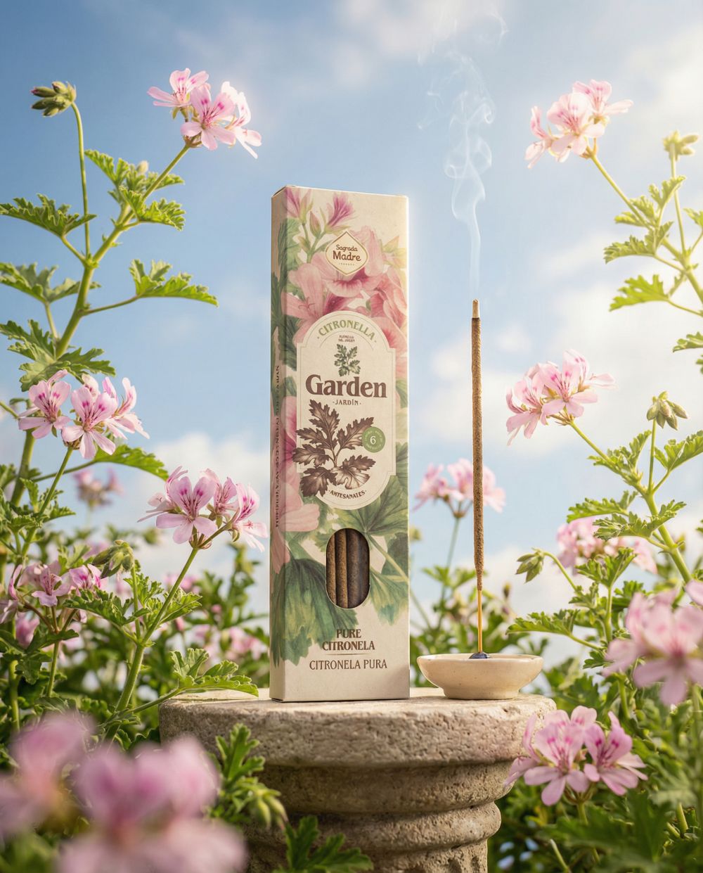 Incienso Garden Citronela Pura